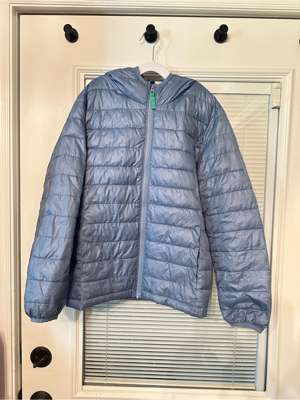 Primary lightweight puffer jacket, dusk blue
